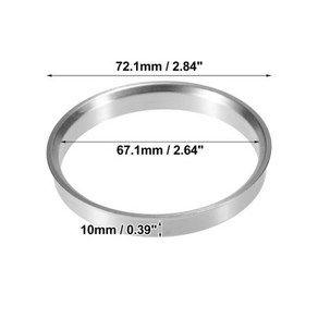 UXCELL 자동차 허브 중심 링 휠 보어 중심 스페이서 OD 75mm 72.1mm-ID 54.1mm 56.1mm 60.1mm 64.1mm 67.1mm 4 개, 4개