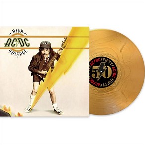 [LP] AC/DC (에이씨 디씨) - High Voltage [골드 컬러 LP] : 50주년 기념반