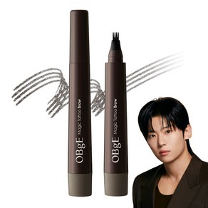 OBge 매직 타투 아이브로우 2ml, 내추럴 그레이, 1개