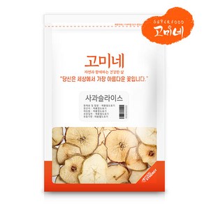 고미네 사과슬라이스 대용량 건조과일칩 워터 사과칩, 150g, 1개