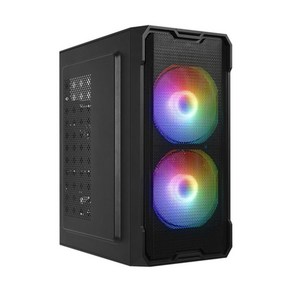 컴이지 킹덤 AIR Mini RGB 미니타워 컴퓨터 PC 케이스, 1개