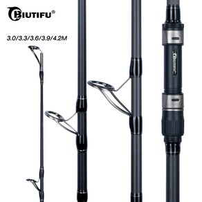 BIUTIFU BIGFISH 잉어 낚싯대 800 탄소 3.5lb 던지기 40-200g