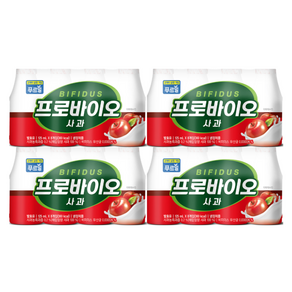 푸르밀 비피더스 사과 오리지널 125ml, 32개, 32개