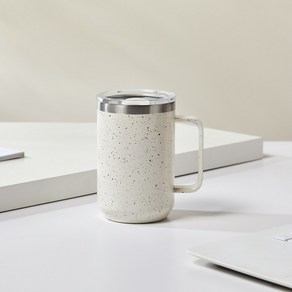 모던하우스 TO GO 뉴데스크 보온보냉컵 500ml 스플래터 크림 KC0325009, 1개