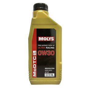 몰리스 MOLYS ULTRA RACING 0W30 가솔린 디젤(DPF) 합성엔진오일, 1개