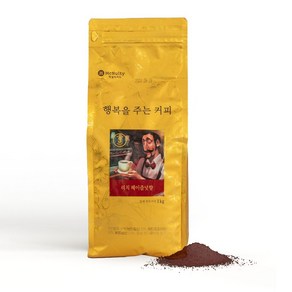 맥널티 분쇄 원두커피 1kg+1kg 헤이즐넛향, 1kg, 2개