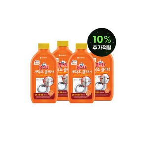 홈스타 퍼펙트 세탁조 클리너 450ml 4개