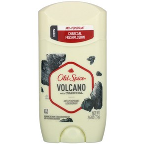 Old Spice Anti-Pespiant 데오드란트 Volcano with Chacoal 2.6 oz (73 g) 2팩, 1개, 73g