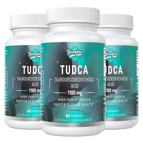 Genogna 투드카 TUDCA 1100mg 60캡슐 3개, 60정