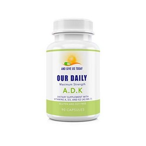 Ou Daily Vites ADK Vitamin Supplement - Vitamin A D3 & K (as MK7) - Bone & Immune System Suppot, 90개(1팩), 1개, 90정