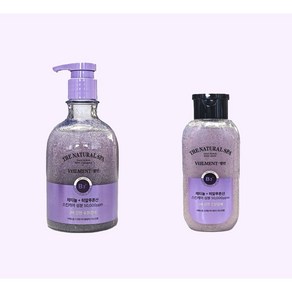 벨먼 내추럴 스파 수분광채 사해소금 스크럽 바디워시 400ml+200ml 자스민향, 1개