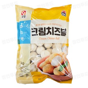 사조오양 크림치즈볼 1kg, 3개