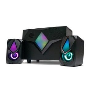 2.1채널 우퍼 스피커 컴퓨터 PC용 USB 게이밍 RGB