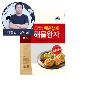 대한민국장사꾼 사조 매운잡채 해물완자 1kg, 5개