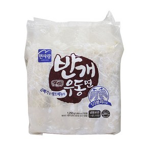 (냉동)면사랑 반개우동면(곱배기용)1250g, 2개, 1.25kg