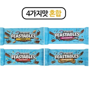 미스터 비스트 피스터블 초콜릿 4가지맛 60G, 4개