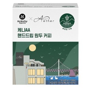 맥널티커피 케냐AA 원두커피 7p, 8g, 7개입, 1개