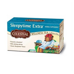 Celestial Seasonings 셀레셜시즈닝스 셀레스쳐 슬리피타임 엑스트라 허벌 티 20 백 4세트, 1개, 20개입