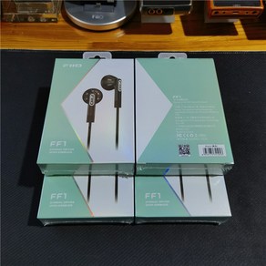 FiiO FF1 14.2mm 동적 구동 HIFI 저음 음악 이어폰 0.78 이어폰 라인 교체 가능 디자인 통화 가능 이어폰