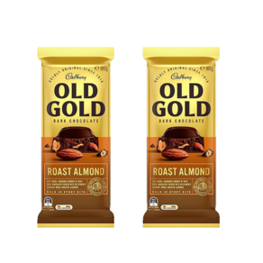 캐드버리 올드골드 로스트 아몬드 다크 초콜릿 Cadbuy Old Gold Roast Almond Dak Chocolate, 180g, 2개