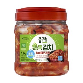 [풀무원] 톡톡 썰어담은김치 PET, 1개, 1.2kg