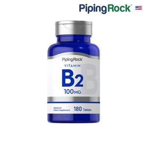 미국 Piping Rock 비타민B-2 리보플라빈 B-2 (Riboflavin) 100 mg 180정, 1개