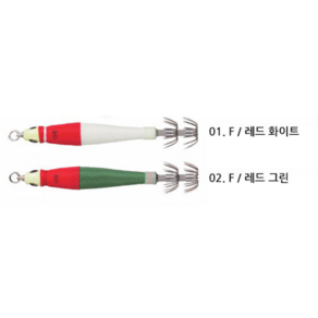 엔케이피싱 야마시타 메탈 오모리슷테 30호 113g F레드화이트 레드그린, 1개