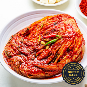 [재구매율1위]깔끔하게 매운 종독성 강한 매운김치 실비김치, 1박스, 2kg