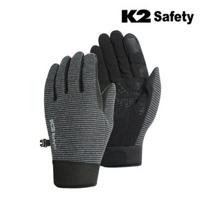 K2 Safety 방한 겨울 코모드 장갑 IMW21906, 블랙, 1개