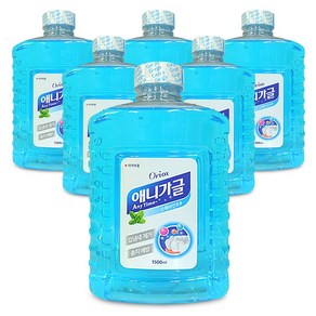 오릭스 애니가글 (한박스) 가글액 구강청결제, 1.5L, 6개