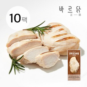 바르닭 스팀 닭가슴살 오리지널, 100g, 10개