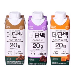 빙그레 더단백 드링크 프로틴음료 250ml 3종 기획