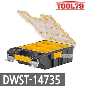 DEWALT 디월트 전문가용 소형 부품함 DWST14735 다용도 공구함 키트박스 정리함 카리스툴