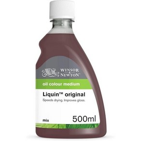 윈저앤뉴튼 Liquin 오리지널 미디엄 500ml 병, 단일옵션