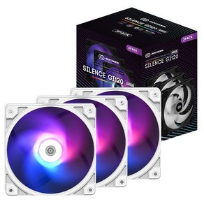 3RSYS SILENCE GI 120 ARGB 3PACK (WHITE), 3개