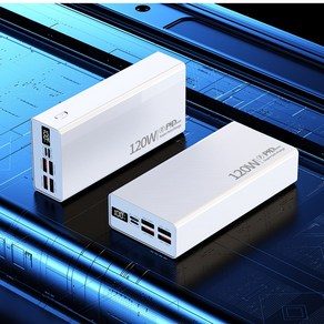 잔량표시 보조배터리 대용량 120W 고속충전 80000mAh, 100000mAh, 쿨블랙80000배터리5년리뉴얼