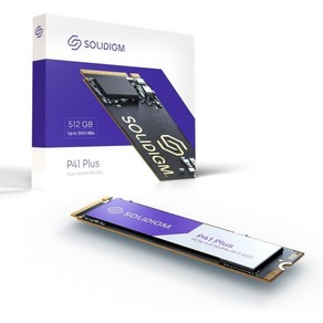 Solidigm™ P41 Plus 시리즈 1TB PCIe GEN 4 NVMe 4.0 x M.2 2280 3D NAND 내부 솔리드 스테이트 드라이브M.2 80mm SSDPFKN, 512GB