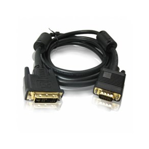 LANsta 라인업시스템 LANSTAR DVI-RGB 케이블 LS-DVI-VGA-1M, 1개