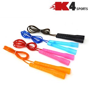 K4스포츠아몸디 K4-91 스피드 와이어 줄넘기다이어트 복싱 요가 유산소, 블랙(K4-91)