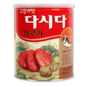 CJ제일제당 쇠고기 다시다 캔 1200g 1개 업소용 대용량