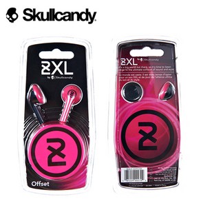 [스컬캔디] 옵셋 이어폰 - 핑크 (Skullcandy Offset Eaphone - Pink) [평일오후3시주문까지당일발송]