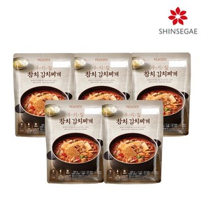 피코크 우리집 참치묵은지김치찌개 500g, 5개