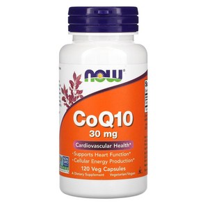 코큐텐 코엔자임큐텐 NOW 푸드 CoQ10 30mg 120mg