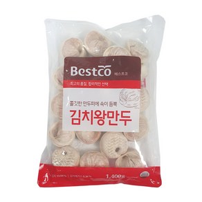 (무)(냉동)베스트코김치왕만두 1.4kg, 3개