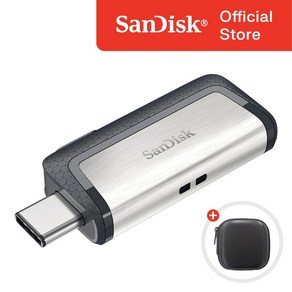 샌디스크 울트라 듀얼 C타입 OTG USB 3.1 SDDDC2 / USB 보관 케이스, 128GB