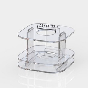 응원봉 거치대 아크릴 스탠드 전시 아이돌 쇼케이스 홀더 콘서트, 2. 투명구멍 홀더 개구부 40 mm
