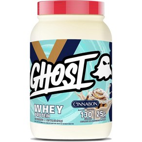 GHOST WHEY 단백질 파우더 칩스 아호이! - 2파운드 25g의 단백질 - 유청 단백질 혼합 - 운동 후 피트니스 및 영양 쉐이크 스무디 베이킹 및 요리 - 쿠키칩스