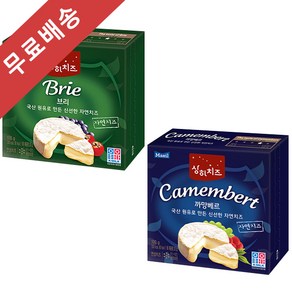 매일 상하 까망베르 자연치즈100g 1개+브리 1개, 100g, 2개