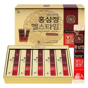 [사은품증정] 한국고려홍삼공사 홍삼정 헬스타임(15mlx30포) + 맛피아 광천김세트(18봉), 15ml, 30개