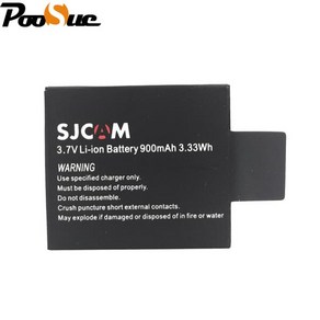 SJ4000 배터리 900mah 3.33wh SJCAM 시리즈 M10 EKEN 4K H8 GIT-LB101, 한개옵션0, 1개